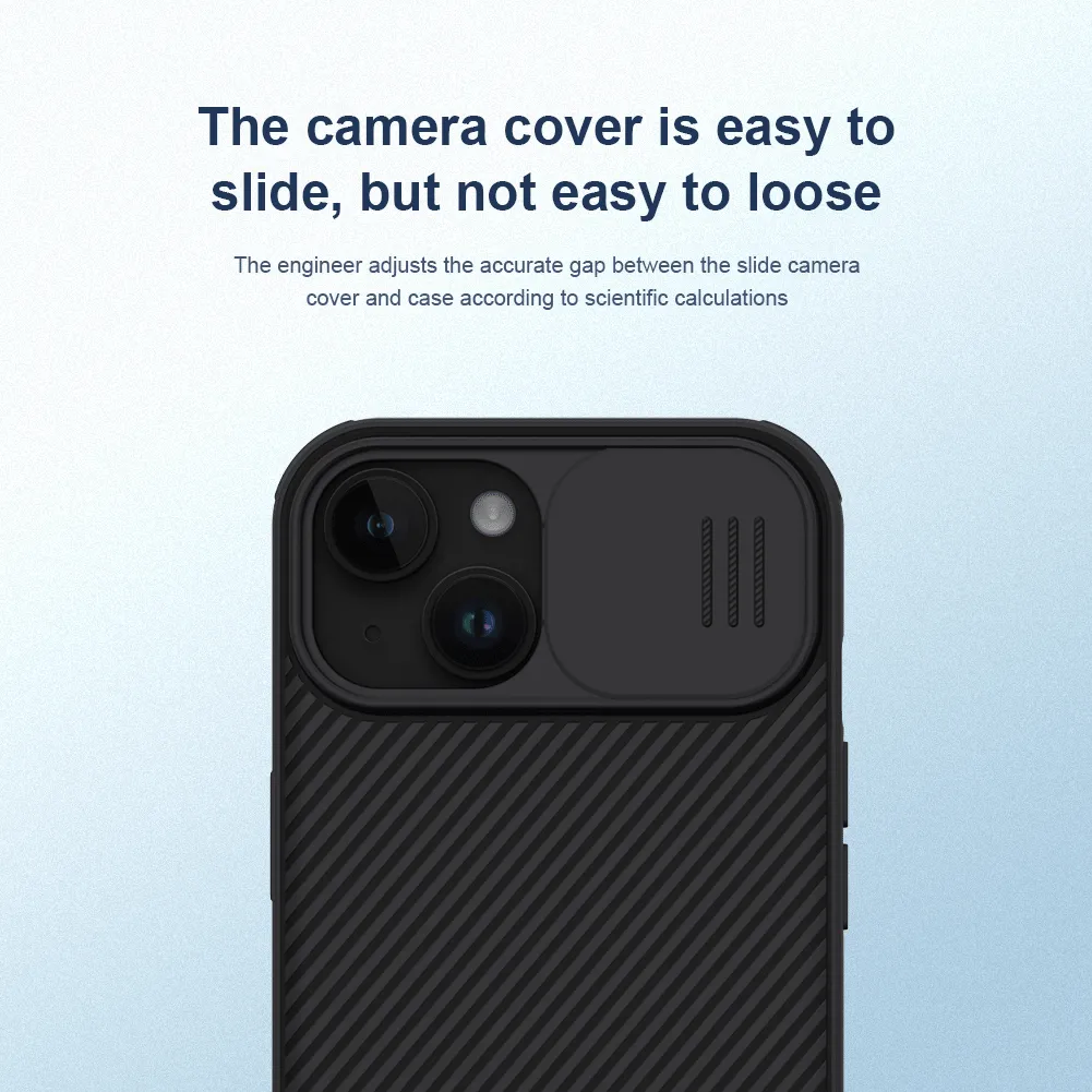 Nillkin CamShield Apple iPhone 15 Pro Max Hoesje Camera Slider Zwart afbeelding 4
