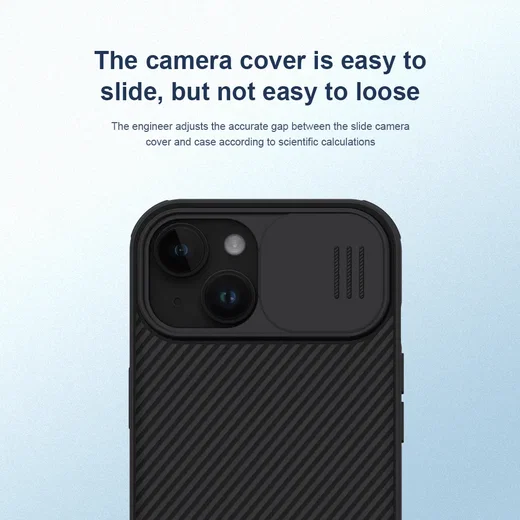 Nillkin CamShield Apple iPhone 15 Pro Max Hoesje Camera Slider Zwart afbeelding 4