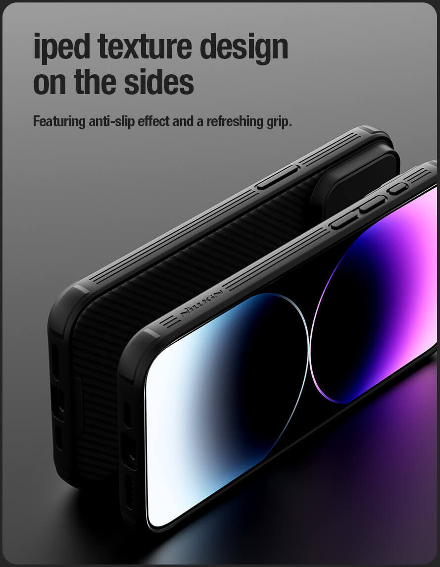 Nillkin CamShield Apple iPhone 15 Pro Max Hoesje Camera Slider Zwart afbeelding 10