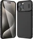 Nillkin CamShield Apple iPhone 15 Pro Max Hoesje Camera Slider Zwart afbeelding 1