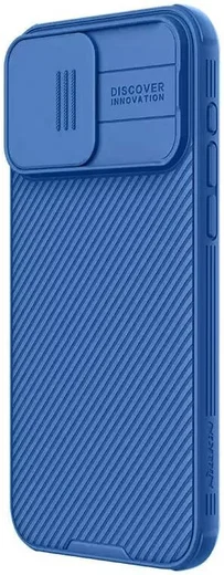 Nillkin CamShield Apple iPhone 15 Pro Max Hoesje Camera Slider Blauw afbeelding 4