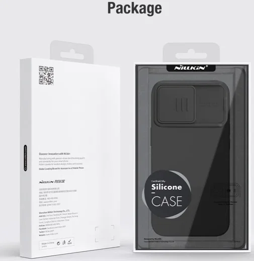 Nillkin CamShield Siliconen iPhone 15 Pro Hoesje Camera Slider Mint afbeelding 13