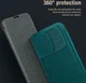 Nillkin CamShield Siliconen iPhone 15 Pro Max Hoesje met Slider Zwart afbeelding 8