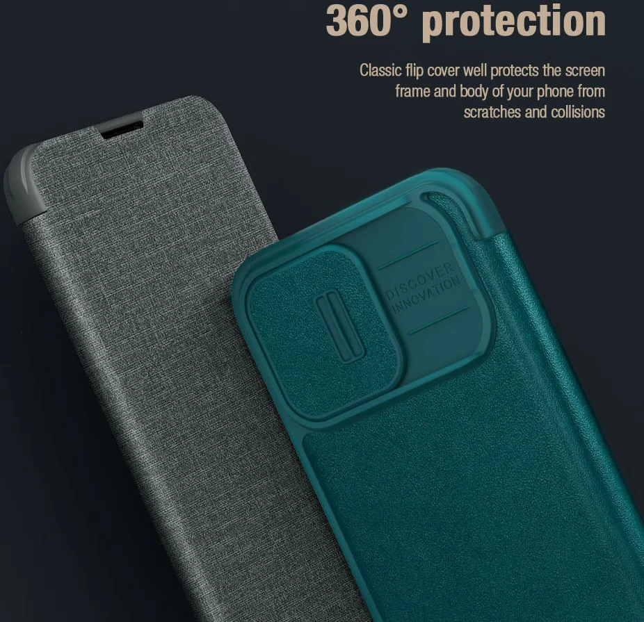 Nillkin CamShield Siliconen iPhone 15 Pro Max Hoesje met Slider Purple afbeelding 8