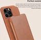Nillkin Qin Pro iPhone 15 Pro Hoesje Book Case met Camera Slider Bruin afbeelding 8