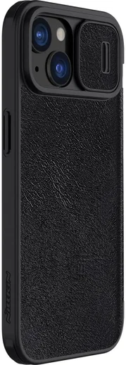 Nillkin Qin Pro iPhone 15 Plus Hoesje Book Case Camera Slider Zwart afbeelding 10
