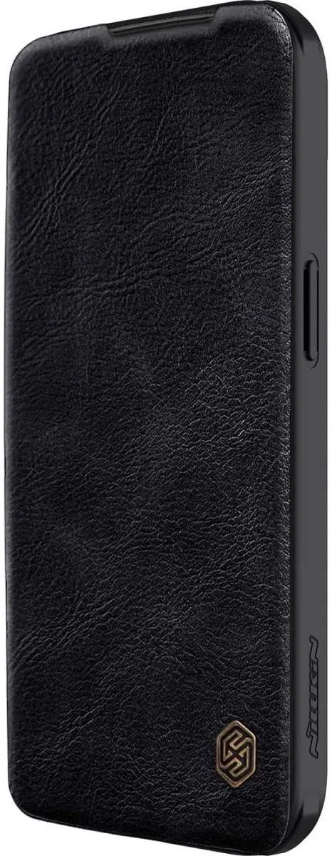 Nillkin Qin Pro iPhone 15 Plus Hoesje Book Case Camera Slider Zwart afbeelding 11