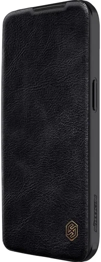 Nillkin Qin Pro iPhone 15 Plus Hoesje Book Case Camera Slider Zwart afbeelding 11