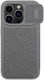 Nillkin Qin Pro iPhone 15 Pro Max Hoesje Book Case Camera Slider Grijs afbeelding 2