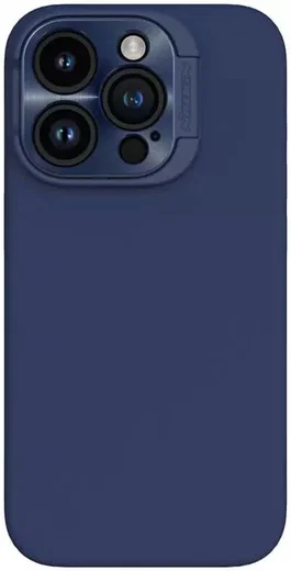 Nillkin Lens Wing Apple iPhone 15 Pro Hoesje Siliconen MagSafe Blauw afbeelding 1