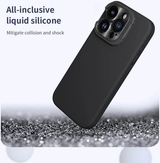 Nillkin Lens Wing Apple iPhone 15 Pro Hoesje Siliconen MagSafe Groen afbeelding 6