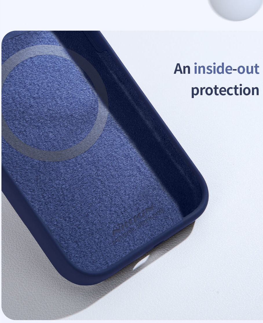 Nillkin Lens Wing Apple iPhone 15 Pro Hoesje Siliconen MagSafe Groen afbeelding 9