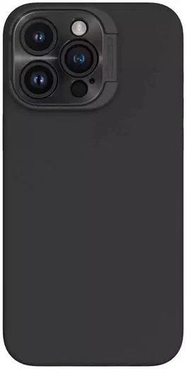 Nillkin Lens Wing iPhone 15 Pro Max Hoesje Siliconen met MagSafe Zwart afbeelding 1