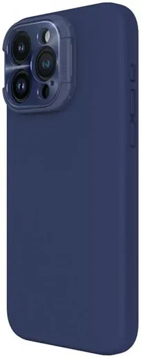 Nillkin Lens Wing iPhone 15 Pro Max Hoesje Siliconen met MagSafe Blauw afbeelding 11