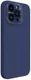 Nillkin Lens Wing iPhone 15 Pro Max Hoesje Siliconen met MagSafe Blauw afbeelding 2