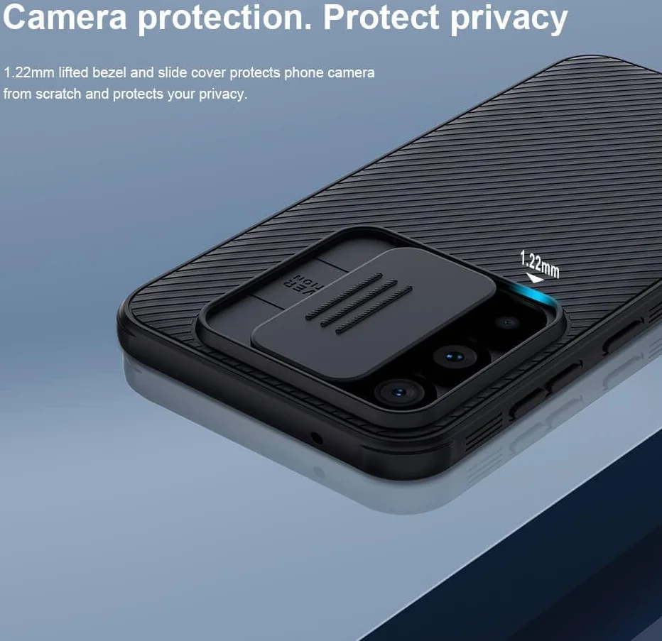 Nillkin CamShield Samsung Galaxy S23 FE Hoesje Back Cover Blauw afbeelding 4