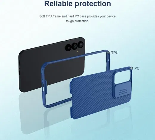 Nillkin CamShield Samsung Galaxy S23 FE Hoesje Back Cover Blauw afbeelding 6