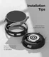 Ringke Air Sports Samsung Galaxy Watch 6 40MM Hoesje TPU Zwart afbeelding 9