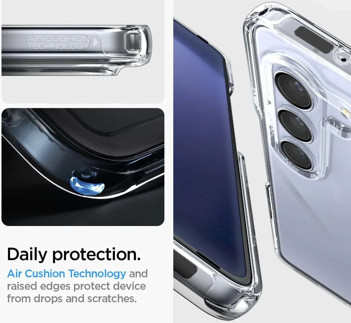 Spigen Ultra Hybrid Samsung Galaxy Z Fold 5 Hoesje Transparant afbeelding 5