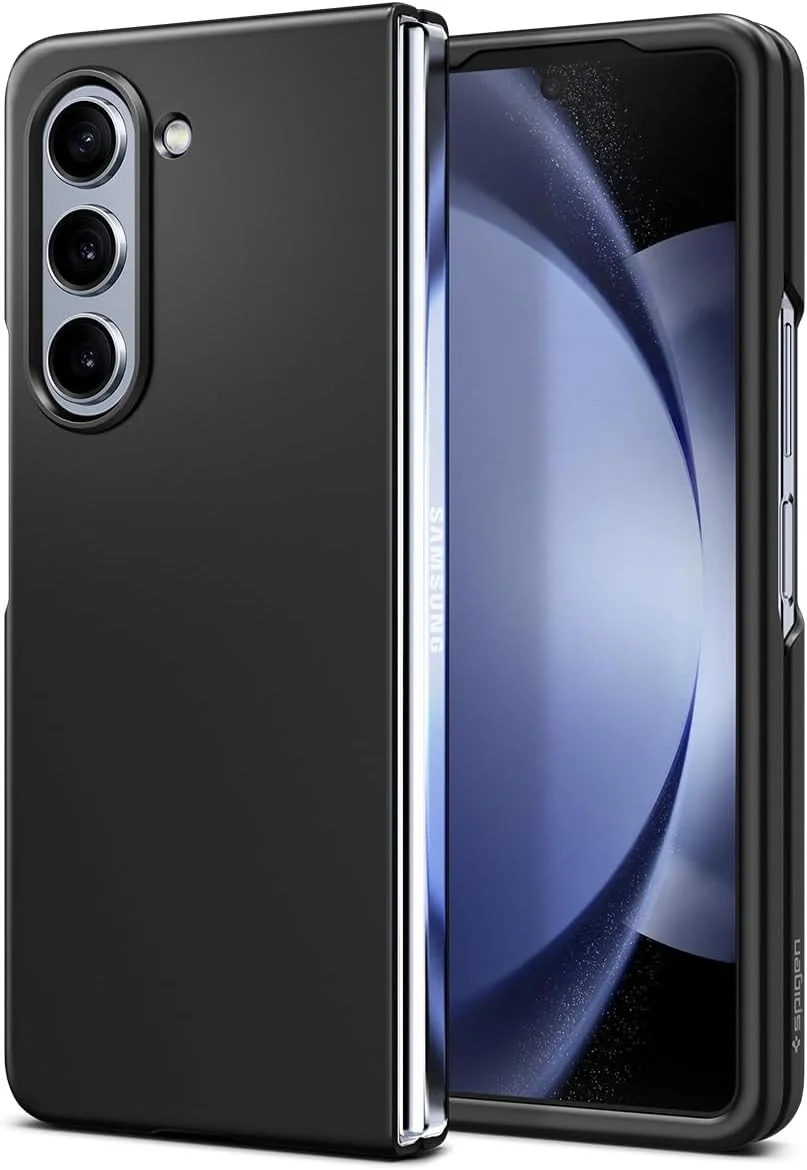 Spigen Air Skin Samsung Galaxy Z Fold 5 Hoesje Back Cover Zwart afbeelding 1