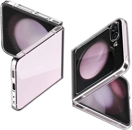 Spigen Air Skin Samsung Galaxy Z Flip 5 Hoesje Back Cover Transparant afbeelding 2