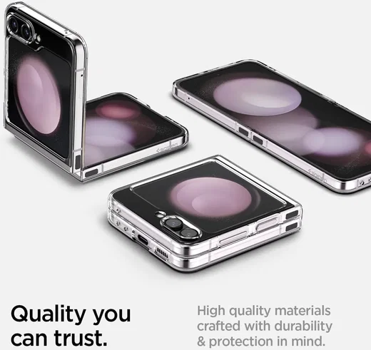 Spigen Air Skin Samsung Galaxy Z Flip 5 Hoesje Back Cover Transparant afbeelding 6