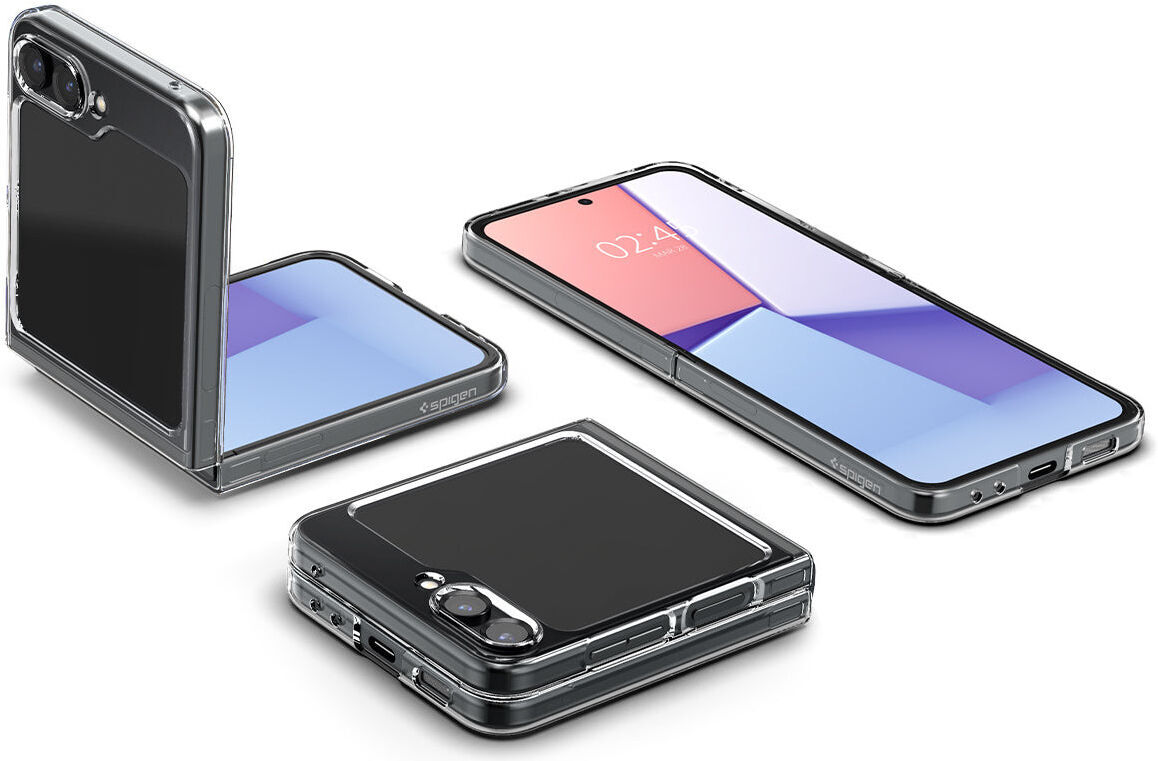 Spigen Air Skin Samsung Galaxy Z Flip 5 Hoesje Back Cover Transparant afbeelding 9