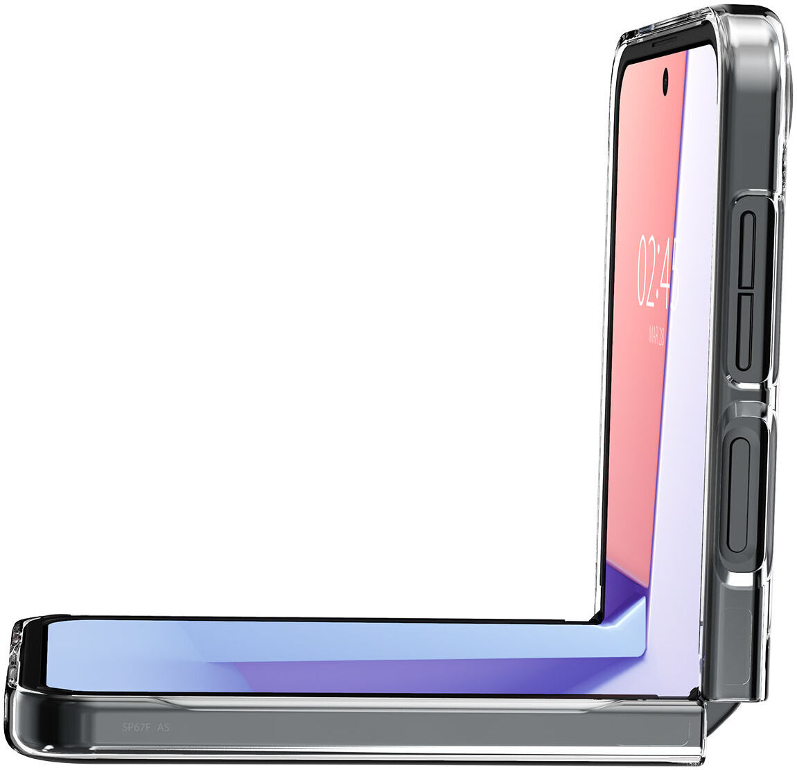 Spigen Air Skin Samsung Galaxy Z Flip 5 Hoesje Back Cover Transparant afbeelding 14