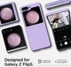 Spigen Air Skin Samsung Galaxy Z Flip 5 Hoesje Back Cover Paars afbeelding 5