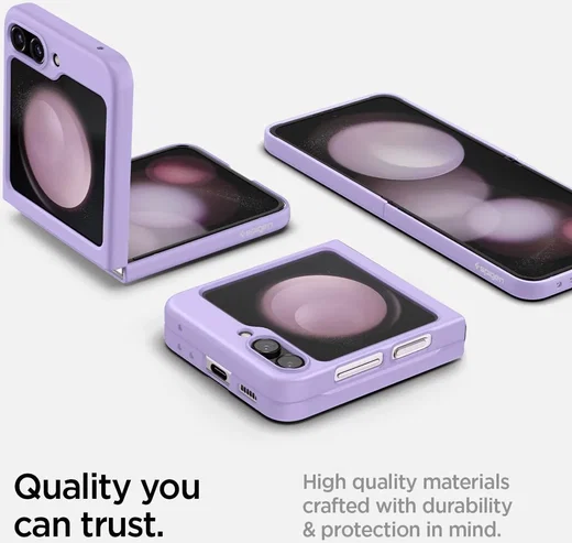 Spigen Air Skin Samsung Galaxy Z Flip 5 Hoesje Back Cover Paars afbeelding 6
