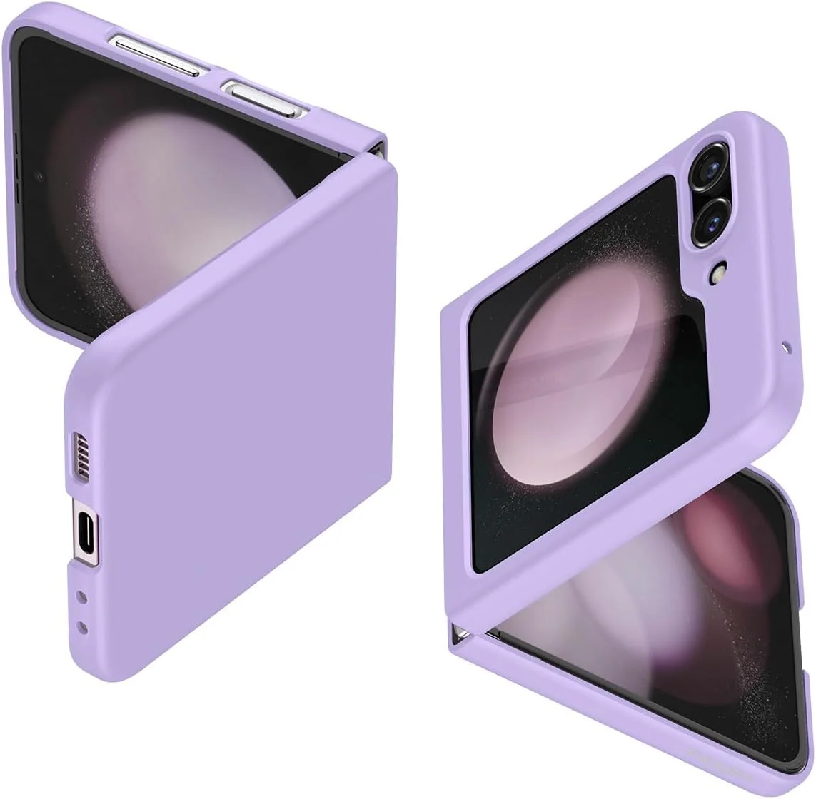 Spigen Air Skin Samsung Galaxy Z Flip 5 Hoesje Back Cover Paars afbeelding 2