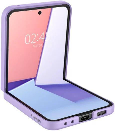 Spigen Air Skin Samsung Galaxy Z Flip 5 Hoesje Back Cover Paars afbeelding 13