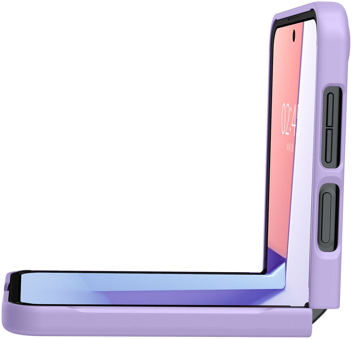 Spigen Air Skin Samsung Galaxy Z Flip 5 Hoesje Back Cover Paars afbeelding 14