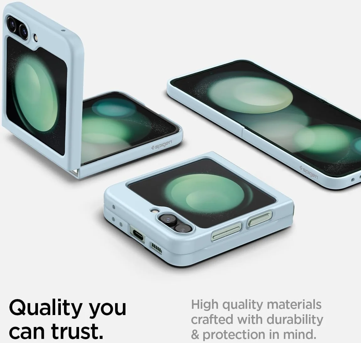 Spigen Air Skin Samsung Galaxy Z Flip 5 Hoesje Back Cover Blauw afbeelding 4