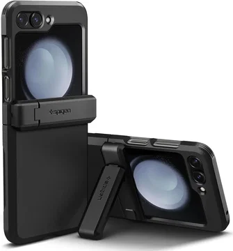 Spigen Tough Armor Samsung Galaxy Z Flip 5 Hoesje Back Cover Zwart