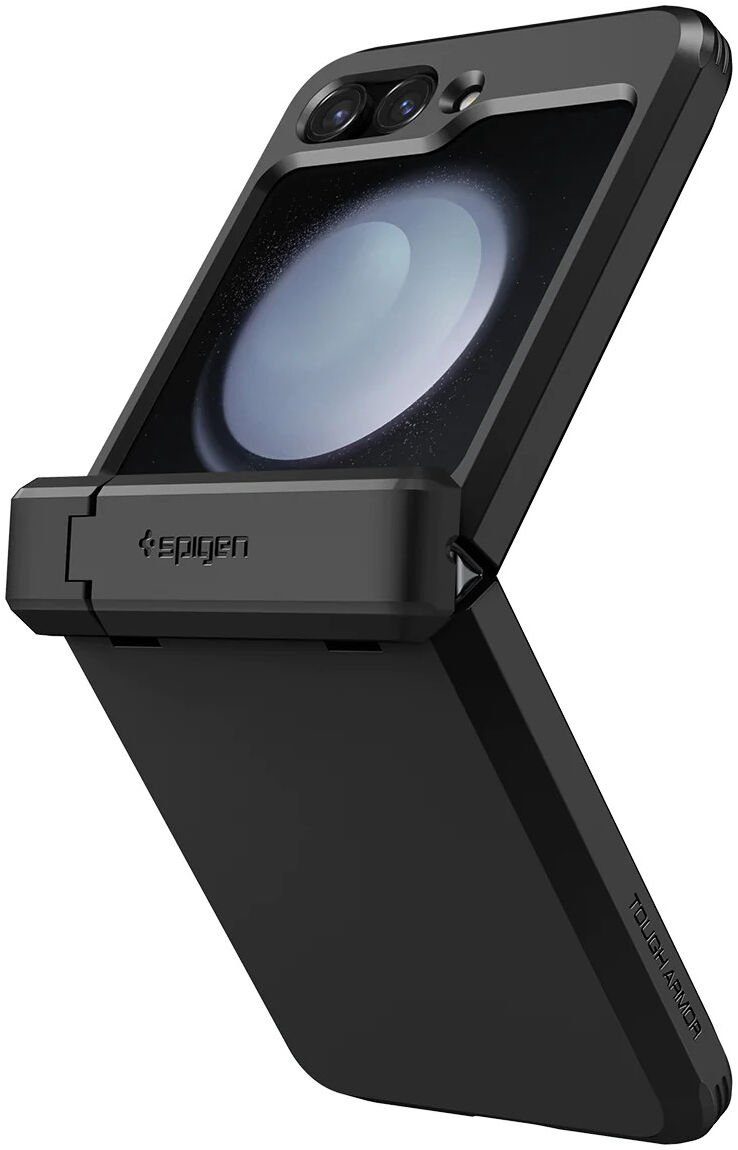 Spigen Tough Armor Samsung Galaxy Z Flip 5 Hoesje Back Cover Zwart afbeelding 2