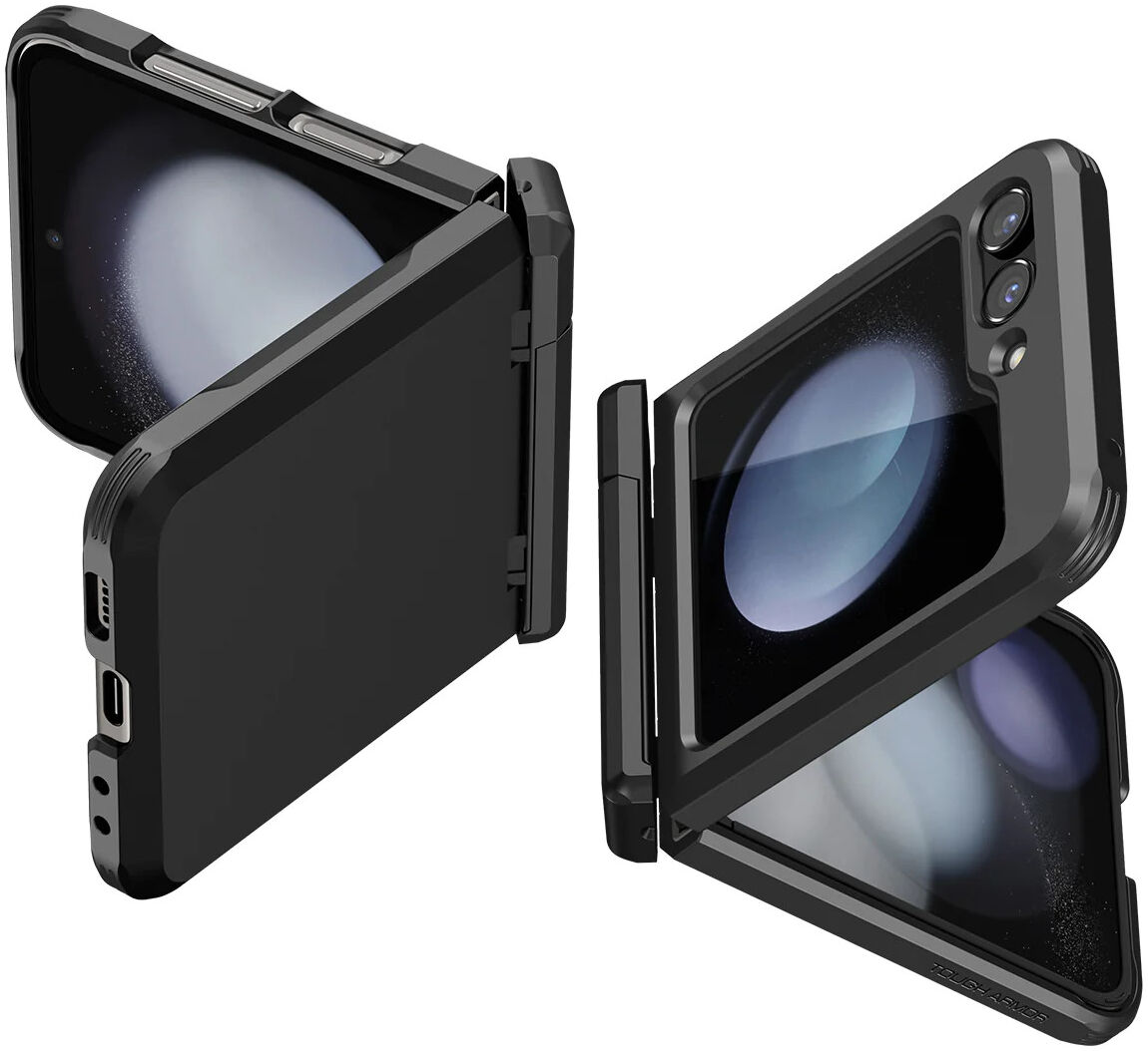 Spigen Tough Armor Samsung Galaxy Z Flip 5 Hoesje Back Cover Zwart afbeelding 9