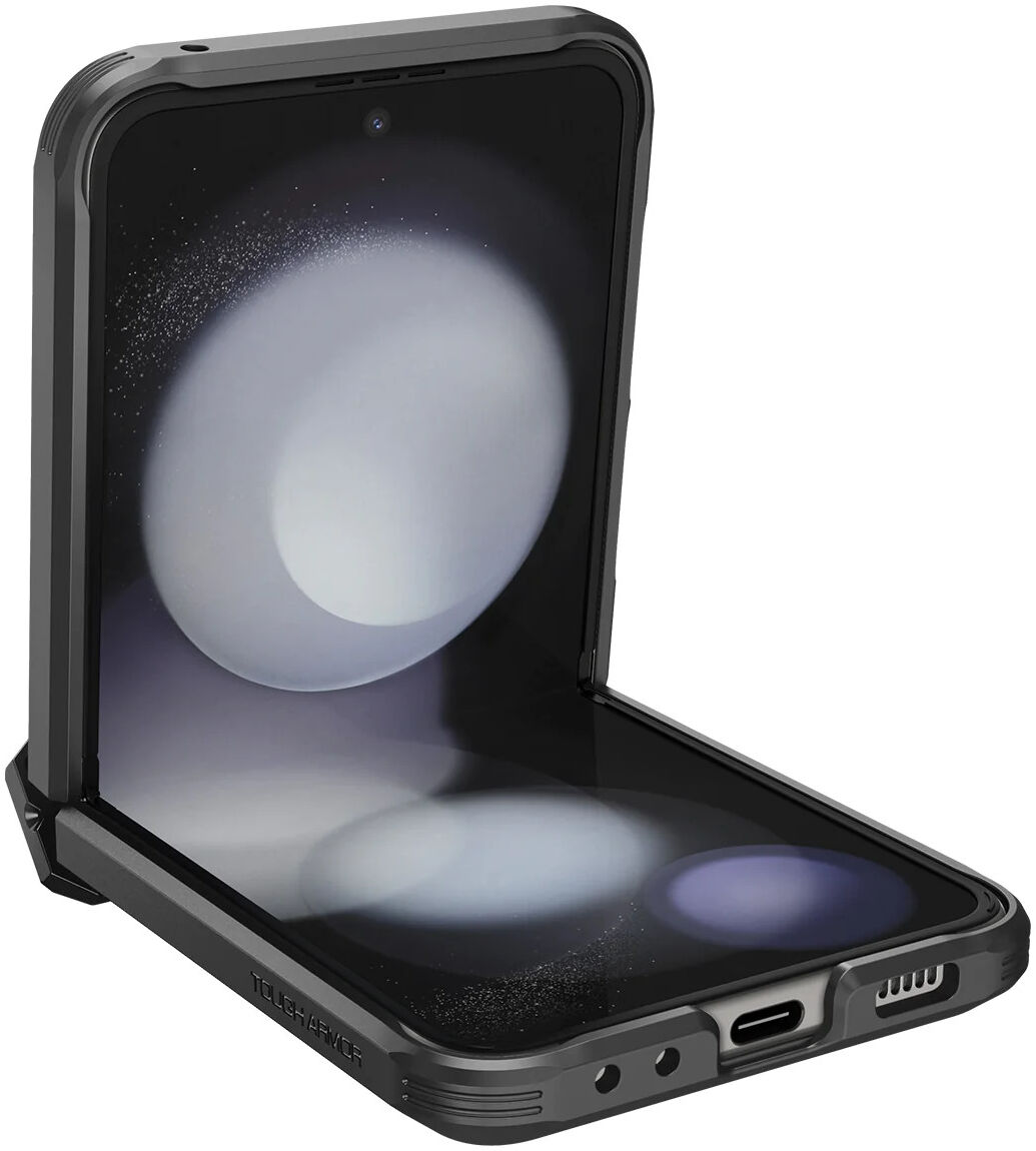Spigen Tough Armor Samsung Galaxy Z Flip 5 Hoesje Back Cover Zwart afbeelding 17