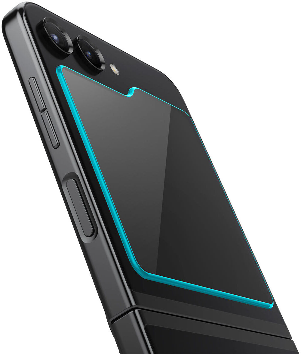 Spigen Glas.tR EZ Fit Samsung Z Flip 5 Screen Protector (2-Pack) afbeelding 11