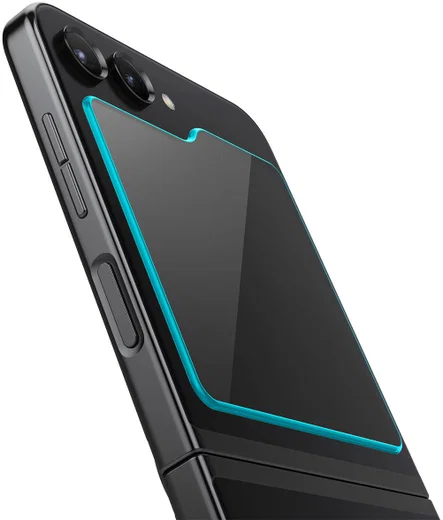 Spigen Glas.tR EZ Fit Samsung Z Flip 5 Screen Protector (2-Pack) afbeelding 11