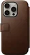 Nomad Modern Leather Folio iPhone 15 Pro Hoesje MagSafe Bruin afbeelding 1