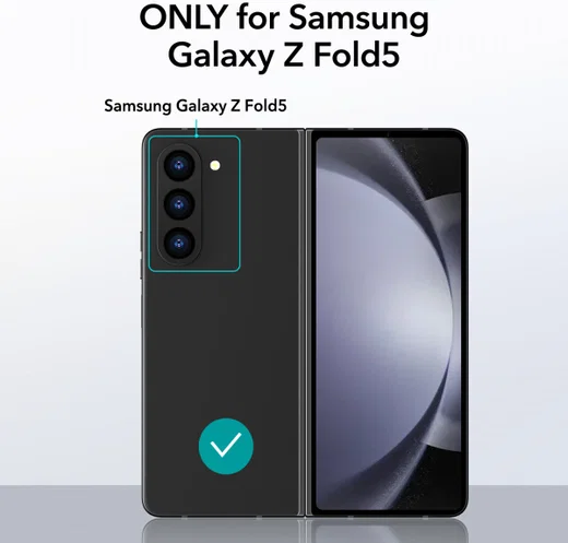 ESR Classical Clear Case Samsung Galaxy Z Fold 5 Hoesje Back Cover Transparant afbeelding 3