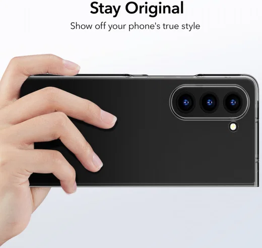 ESR Classical Clear Case Samsung Galaxy Z Fold 5 Hoesje Back Cover Transparant afbeelding 5