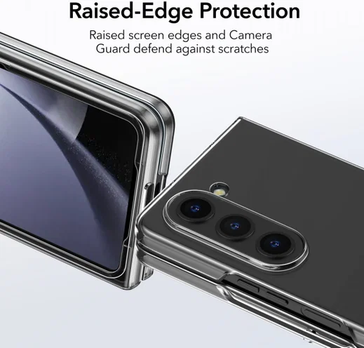 ESR Classical Clear Case Samsung Galaxy Z Fold 5 Hoesje Back Cover Transparant afbeelding 6