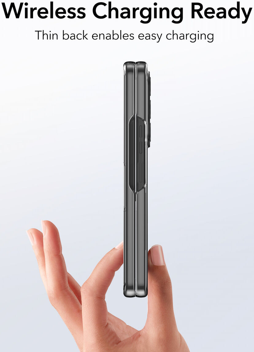 ESR Classical Clear Case Samsung Galaxy Z Fold 5 Hoesje Back Cover Transparant afbeelding 7