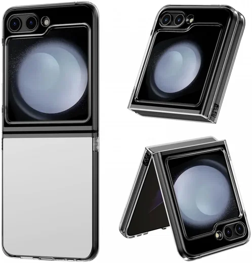 ESR Classical Clear Case Samsung Galaxy Z Flip 5 Hoesje Back Cover Transparant afbeelding 2