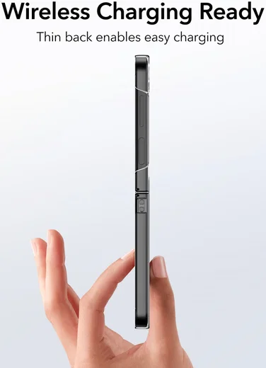 ESR Classical Clear Case Samsung Galaxy Z Flip 5 Hoesje Back Cover Transparant afbeelding 7