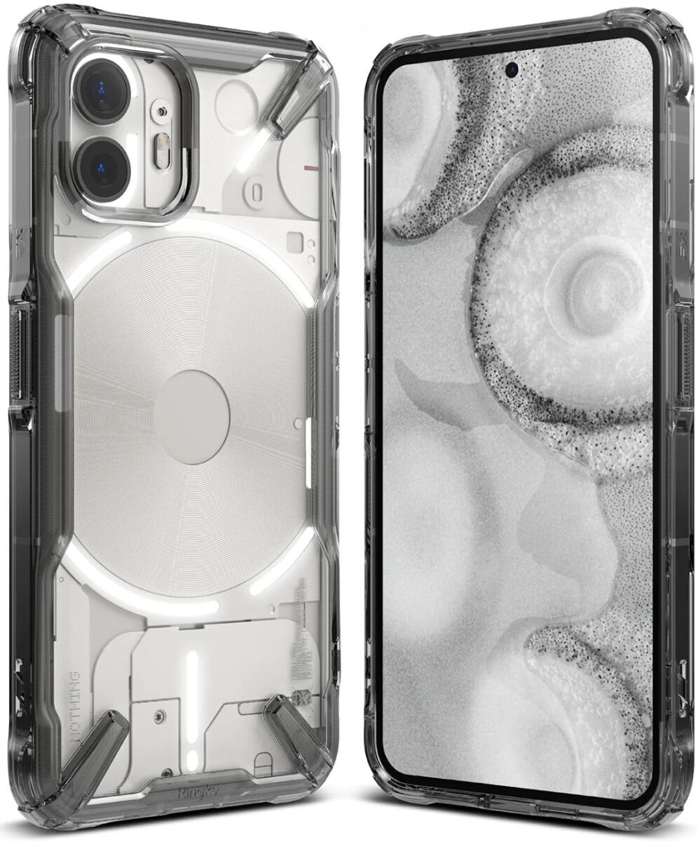 Ringke Fusion X Nothing Phone (2) Hoesje Back Cover Zwart afbeelding 1