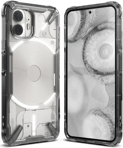 Ringke Fusion X Nothing Phone (2) Hoesje Back Cover Zwart afbeelding 1