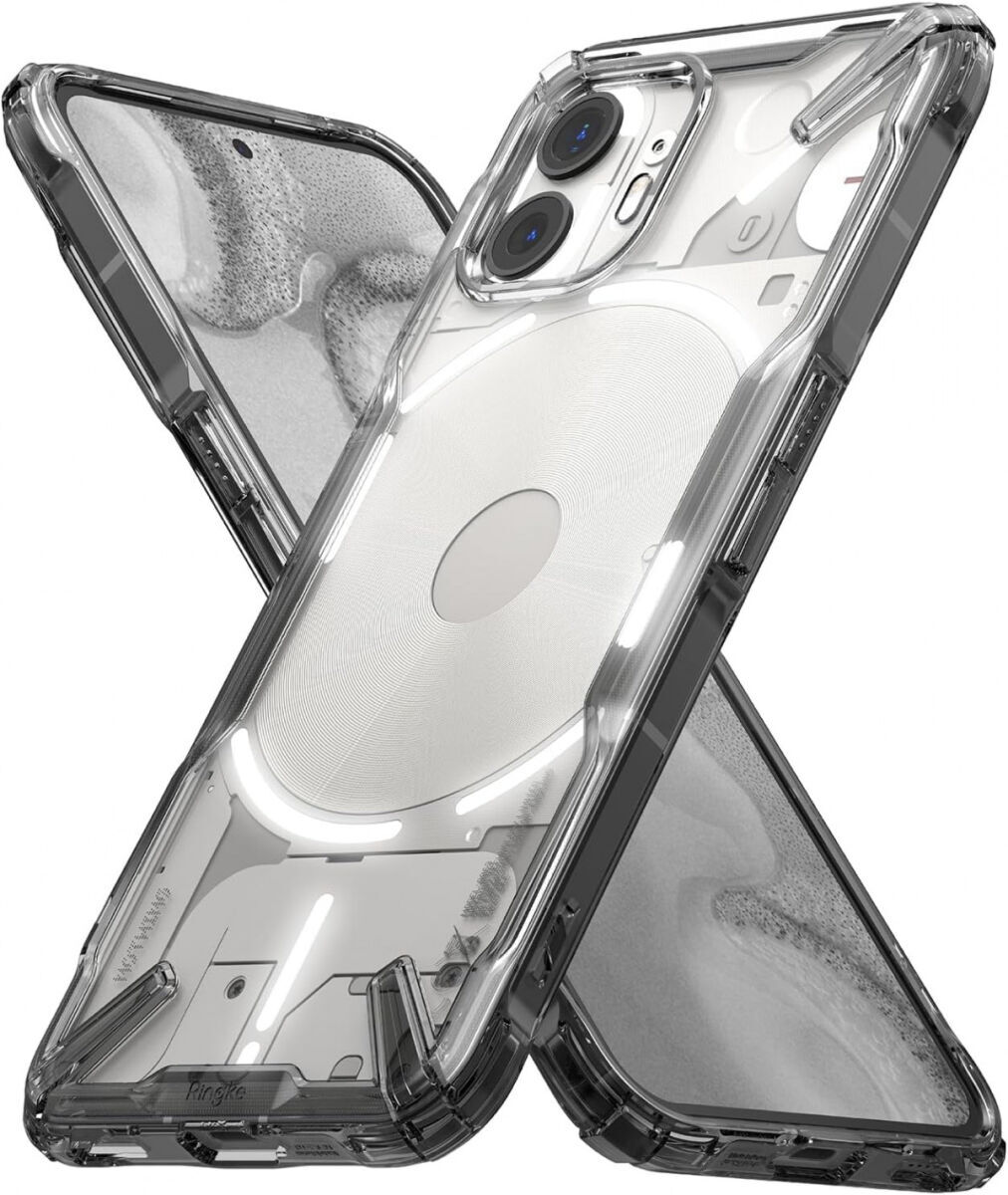 Ringke Fusion X Nothing Phone (2) Hoesje Back Cover Zwart afbeelding 2